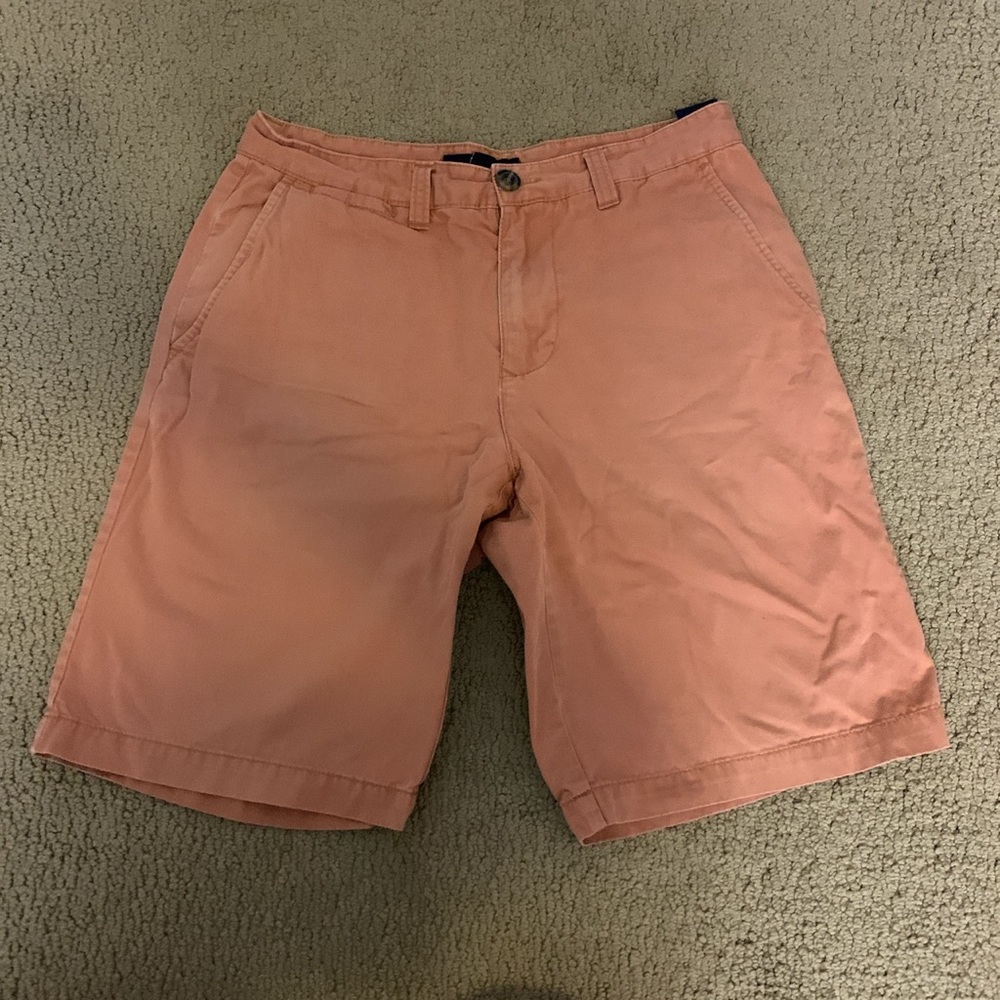 Tommy Hilfiger Men’s Orange Chino/Khaki Shorts